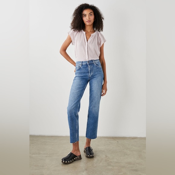 Rails Alena Top in Soft Rose Check (L) - Picture 4 of 14